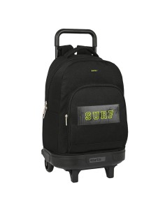 MOCHILA GDE. C/RUEDAS COMPACT EXT.SIMPLE SAFTA "SURF" Moc...