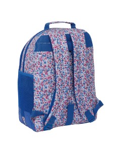 MOCHILA GRANDE "FLORES COIMBRA AZUL" 2