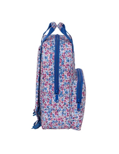 MOCHILA INFANTIL NAIT NAIT "FLORES COIMBRA AZUL" Mochilas...