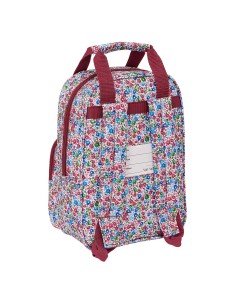 MOCHILA INFANTIL NAIT NAIT "FLORES COIMBRA BURDEOS" Mochi... 2