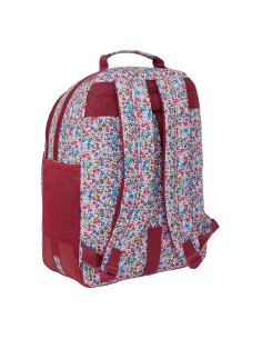 MOCHILA GRANDE "FLORES COIMBRA BURDEOS" 2