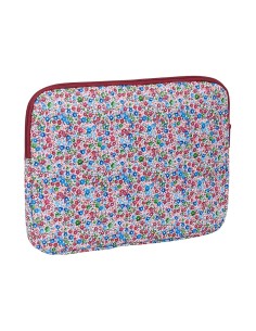 FUNDA PARA PORTATIL 14'' "FLORES COIMBRA BURDEOS" Mochila... 2