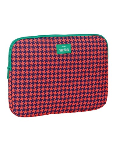 FUNDA PARA PORTATIL 14'' "PATA DE GALLO CORAL" Mochilas-C...