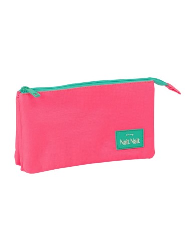 PORTATODO TRIPLE NAIT NAIT "ROSA FLUOR" Portatodo Estuche...