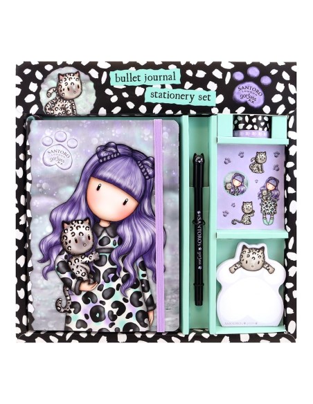 SET DE PAPELERIA GORJUSS™ "SMITTEN KITTEN"