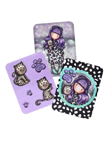 EXPOSITOR 18 PACKS PEGATINAS GORJUSS™ "PURRRRRFECT LOVE" ...