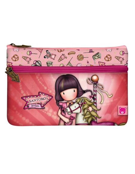 PORTATODO PLANO CON BOLSILLO GORJUSS FAIRGROUND "CAROUSEL...