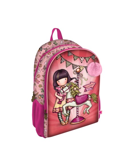 MOCHILA 2 CREMALLERAS GORJUSS FAIRGROUND "CAROUSEL" Mochi...