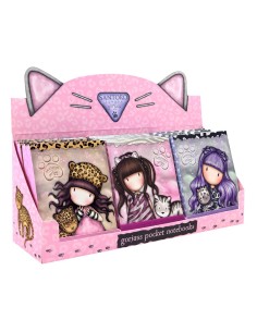 EXPOSITOR 12 CUADERNOS DE BOLSILLO GORJUSS™ "PURRRRRFECT LOVE"