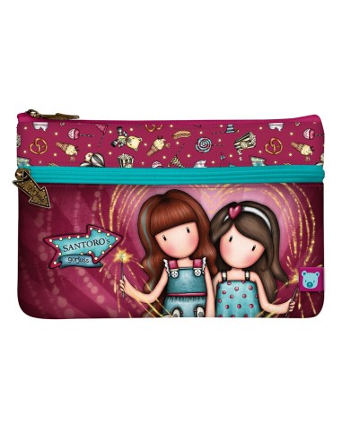 PORTATODO PLANO CON BOLSILLO GORJUSS FAIRGROUND "FIREWORK...