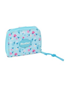MONEDERO BILLETERA BLACKFIT8 "PETALOS"