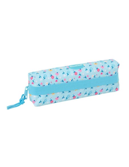 PORTATODO RECTANGULAR C/GOMA ELAST. 22CM BLACKFIT8 "PETALOS"