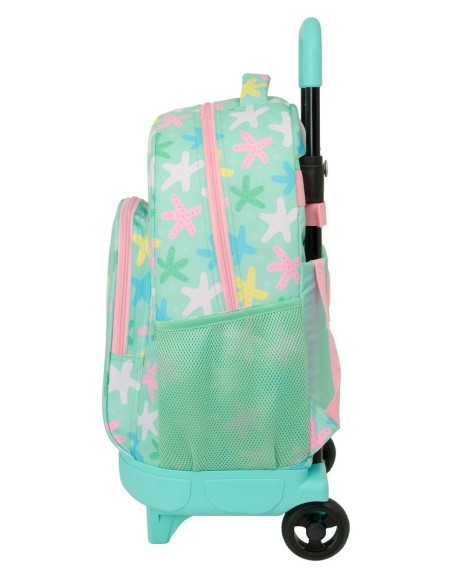 MOCHILA GDE. C/RUEDAS COMPACT EXT.SIMPLE SAFTA "ESTRELLAS"