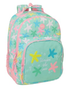 MOCHILA DOBLE ADAPT.CARRO SAFTA "ESTRELLAS"