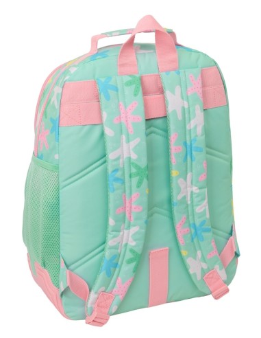 MOCHILA DOBLE ADAPT.CARRO SAFTA "ESTRELLAS"