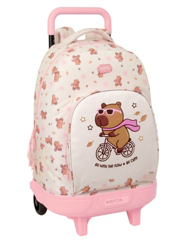 MOCHILA GDE. C/RUEDAS COMPACT EXTRAIBLE SAFTA "CAPIBARA"