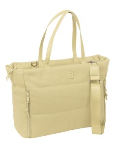 BOLSO CON BOLSILLO PARA PORTATIL 14,1'' SAFTA BASIC "BEIGE"