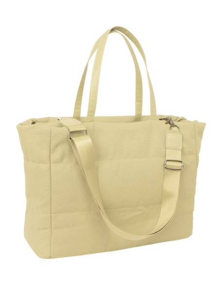 BOLSO CON BOLSILLO PARA PORTATIL 14,1'' SAFTA BASIC "BEIGE"