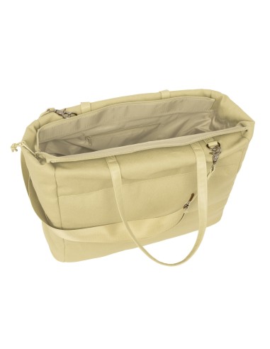 BOLSO CON BOLSILLO PARA PORTATIL 14,1'' SAFTA BASIC "BEIGE"