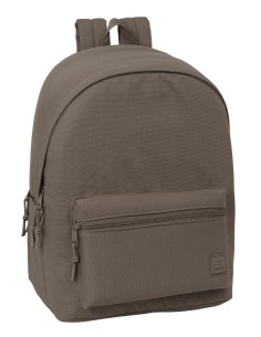 MOCHILA DOBLE PARA PORTATIL 15,6"+USB SAFTA BASIC "VISON"