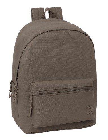 MOCHILA DOBLE PARA PORTATIL 15,6"+USB SAFTA BASIC "VISON"