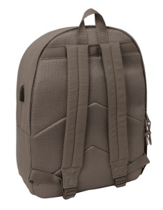 MOCHILA DOBLE PARA PORTATIL 15,6"+USB SAFTA BASIC "VISON" 2