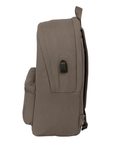 MOCHILA DOBLE PARA PORTATIL 15,6"+USB SAFTA BASIC "VISON"