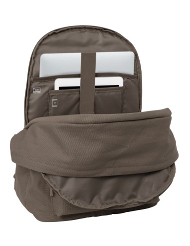 MOCHILA DOBLE PARA PORTATIL 15,6"+USB SAFTA BASIC "VISON"