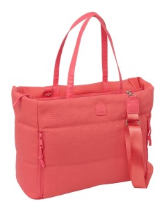 BOLSO CON BOLSILLO PARA PORTATIL 14,1'' SAFTA BASIC "MARSALA"