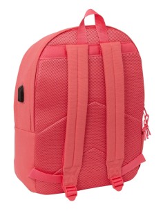MOCHILA DOBLE PARA PORTATIL 15,6"+USB SAFTA BASIC "MARSALA" 2