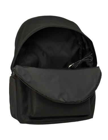 MOCHILA DOBLE PARA PORTATIL 15,6"+USB SPAGNOLO "NEGRO"