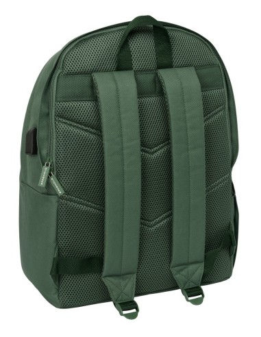MOCHILA DOBLE PARA PORTATIL 15,6"+USB SPAGNOLO "VERDE"
