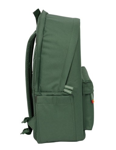 MOCHILA DOBLE PARA PORTATIL 15,6"+USB SPAGNOLO "VERDE"