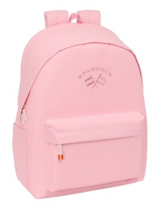 MOCHILA DOBLE PARA PORTATIL 15,6"+USB SPAGNOLO "ROSA"