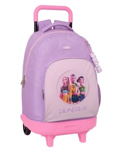 MOCHILA GDE. C/RUEDAS COMPACT EXTRAIBLE K-POP Demon Hunters - ICONIC