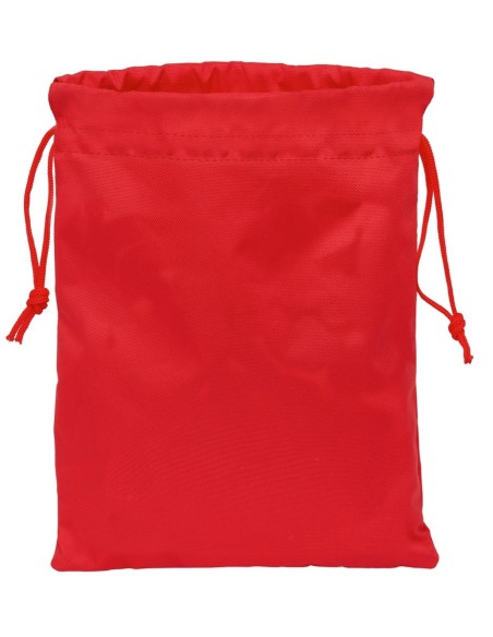 SAQUITO PLANO OSITO ROJO FELICES FIESTAS Mochilas Saco Gy...