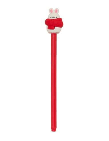 DISPLAY 36 BOLIGRAFOS OSITO ROJO FELICES FIESTAS Compleme...