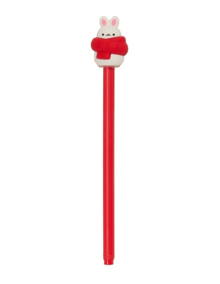 DISPLAY 36 BOLIGRAFOS OSITO ROJO FELICES FIESTAS Compleme...