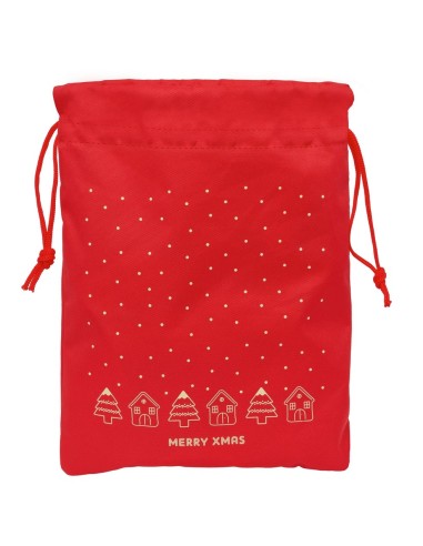 SAQUITO PLANO CASITAS MERRY XMAS Mochilas Saco Gym | Fraber