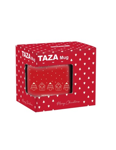 TAZA GRANDE CASITAS MERRY XMAS Complementos | Fraber
