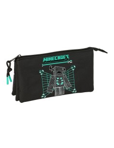 PORTATODO TRIPLE MINECRAFT "SCREEN" Portatodo Estuche | F...