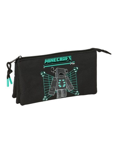 PORTATODO TRIPLE MINECRAFT "SCREEN" Portatodo Estuche | F...