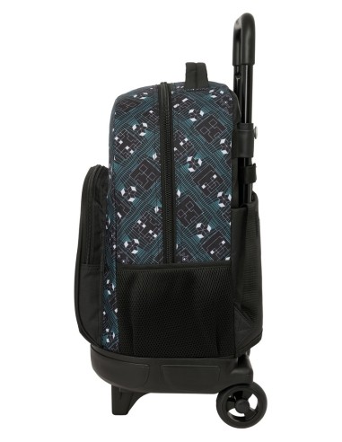MOCHILA GDE. C/RUEDAS COMPACT EXTRAIBLE MINECRAFT "SCREEN...