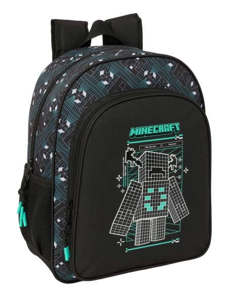 MOCHILA JUNIOR ADAPT.CARRO MINECRAFT "SCREEN" Mochilas Es...