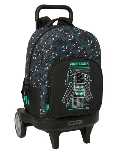 MOCHILA GDE. C/RUEDAS COMPACT EVOL. EXT. MINECRAFT "SCREE...