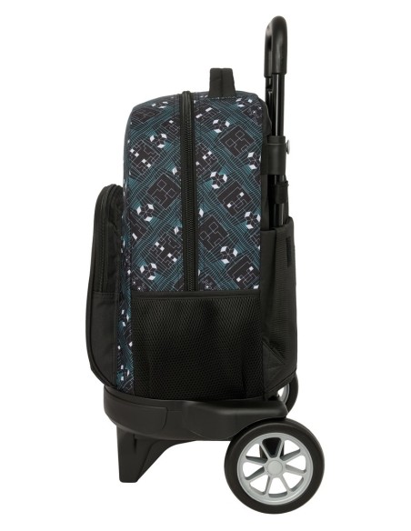 MOCHILA GDE. C/RUEDAS COMPACT EVOL. EXT. MINECRAFT "SCREE...