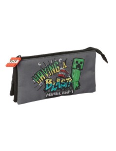 PORTATODO TRIPLE MINECRAFT "GRAFFITI"
