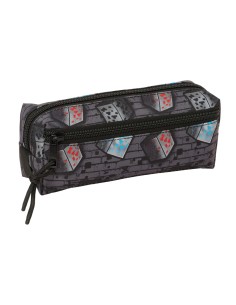 PORTATODO TRIPLE PEQ. C/GOMA ELAST. 22CM MINECRAFT "GRAFFITI" 2