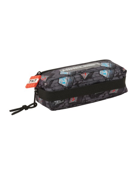 PORTATODO TRIPLE PEQ. C/GOMA ELAST. 22CM MINECRAFT "GRAFFITI"