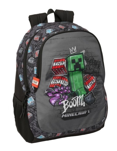 MOCHILA ADAPT.CARRO MINECRAFT "GRAFFITI"